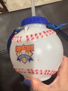 Cooperstown Dreams Park White & Blue Baseball Souvenir Water Bottle